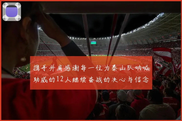 携手并肩感谢每一位为泰山队呐喊助威的12人继续奋战的决心与信念