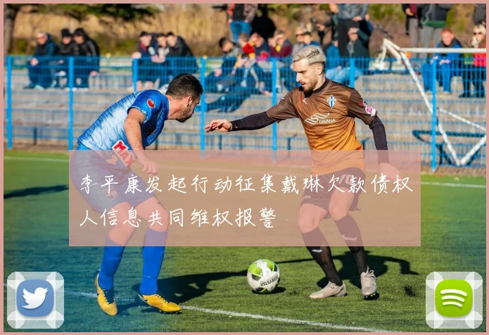 李平康发起行动征集戴琳欠款债权人信息共同维权报警